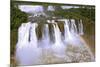 The Best-Known Falls in the World - Iguazu. the Magnificent Rainbow Costs over Roaring Water Stream-kavram-Mounted Photographic Print