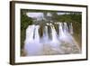 The Best-Known Falls in the World - Iguazu. the Magnificent Rainbow Costs over Roaring Water Stream-kavram-Framed Photographic Print