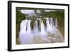 The Best-Known Falls in the World - Iguazu. the Magnificent Rainbow Costs over Roaring Water Stream-kavram-Framed Photographic Print