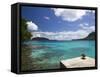 The Best on Santo, Champagne Beach, Espiritu Santo Island, Vanuatu-Walter Bibikow-Framed Stretched Canvas