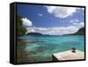 The Best on Santo, Champagne Beach, Espiritu Santo Island, Vanuatu-Walter Bibikow-Framed Stretched Canvas