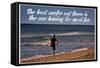 The Best Surfer Duke Kahanamoku Quote Poster-null-Framed Stretched Canvas