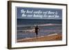 The Best Surfer Duke Kahanamoku Quote Poster-null-Framed Photo