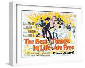 "The Best Things in Life are Free" 1956, Directed by Michael Curtiz-null-Framed Giclee Print