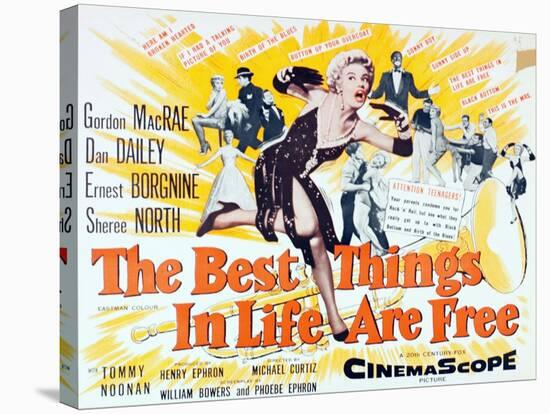 "The Best Things in Life are Free" 1956, Directed by Michael Curtiz-null-Stretched Canvas