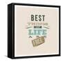 The Best Things in Life are Free-vso-Framed Stretched Canvas