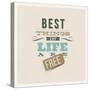 The Best Things in Life are Free-vso-Stretched Canvas