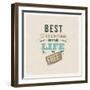 The Best Things in Life are Free-vso-Framed Art Print