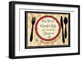 The Best Things In Life-Dan Dipaolo-Framed Art Print