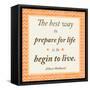 The Best Way-Janice Gaynor-Framed Stretched Canvas