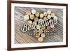 The Best Wines - Cork Heart - Sentiment-Lantern Press-Framed Art Print