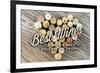 The Best Wines - Cork Heart - Sentiment-Lantern Press-Framed Art Print