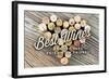 The Best Wines - Cork Heart - Sentiment-Lantern Press-Framed Art Print