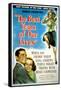 The Best Years of Our Lives, Dana Andrews, Teresa Wright, Virginia Mayo, 1946-null-Framed Stretched Canvas