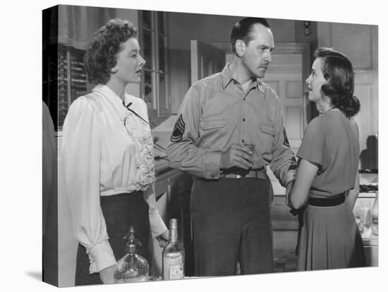 The Best Years of Our Lives, Myrna Loy, Fredric March, Teresa Wright, 1946-null-Stretched Canvas