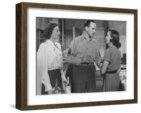 The Best Years of Our Lives, Myrna Loy, Fredric March, Teresa Wright, 1946-null-Framed Photo