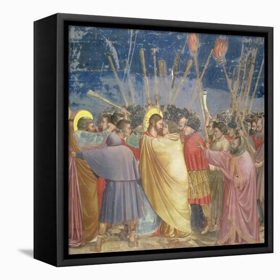 The Betrayal of Christ, circa 1305-Giotto di Bondone-Framed Stretched Canvas