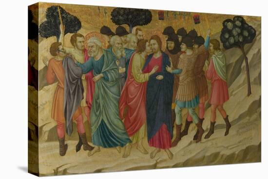 The Betrayal of Christ (From the Basilica of Santa Croce, Florenc), C. 1324-1325-Ugolino Di Nerio-Stretched Canvas