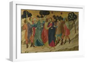 The Betrayal of Christ (From the Basilica of Santa Croce, Florenc), C. 1324-1325-Ugolino Di Nerio-Framed Giclee Print