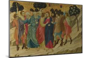 The Betrayal of Christ (From the Basilica of Santa Croce, Florenc), C. 1324-1325-Ugolino Di Nerio-Mounted Giclee Print