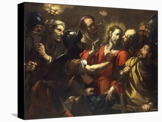 The Betrayal of Christ-Antonio Zanchi-Stretched Canvas