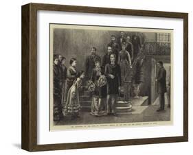 The Betrothal of the Duke of Connaught, Arrival of the Duke and the Princess Margaret at Dover-George Goodwin Kilburne-Framed Giclee Print