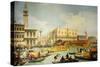 The Betrothal of the Venetian Doge to the Adriatic Sea, circa 1739-30-Canaletto-Stretched Canvas