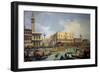 The Betrothal of the Venetian Doge to the Adriatic Sea-Canaletto-Framed Art Print