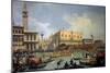 The Betrothal of the Venetian Doge to the Adriatic Sea-Canaletto-Mounted Art Print