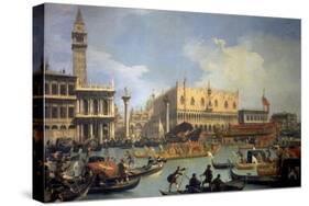 The Betrothal of the Venetian Doge to the Adriatic Sea-Canaletto-Stretched Canvas