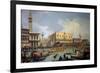 The Betrothal of the Venetian Doge to the Adriatic Sea-Canaletto-Framed Premium Giclee Print