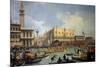 The Betrothal of the Venetian Doge to the Adriatic Sea-Canaletto-Mounted Premium Giclee Print