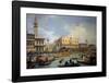 The Betrothal of the Venetian Doge to the Adriatic-Canaletto-Framed Art Print