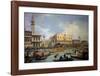 The Betrothal of the Venetian Doge to the Adriatic-Canaletto-Framed Art Print