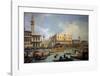 The Betrothal of the Venetian Doge to the Adriatic-Canaletto-Framed Art Print