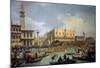 The Betrothal of the Venetian Doge to the Adriatic-Canaletto-Mounted Art Print
