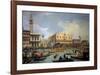 The Betrothal of the Venetian Doge to the Adriatic-Canaletto-Framed Art Print