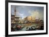 The Betrothal of the Venetian Doge to the Adriatic-Canaletto-Framed Art Print