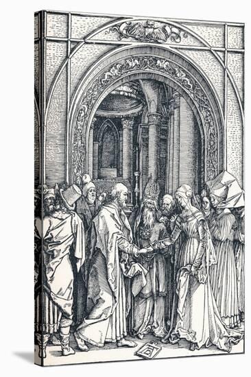 The Betrothal of the Virgin, 1506-Albrecht Dürer-Stretched Canvas