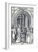 The Betrothal of the Virgin, 1506-Albrecht Dürer-Framed Giclee Print