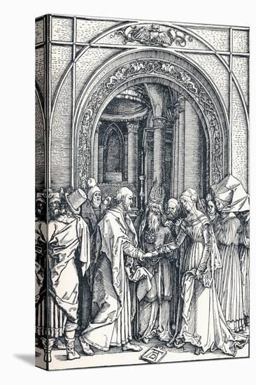 The Betrothal of the Virgin, 1506-Albrecht Dürer-Stretched Canvas