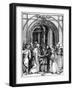 The Betrothal of the Virgin, from the Life of the Virgin, C.1504-Albrecht Dürer-Framed Giclee Print