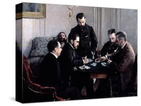 The Bezique Game, 1881-Gustave Caillebotte-Stretched Canvas