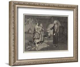 The Bible and the Monk-John Pettie-Framed Giclee Print