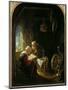 The Bible Lesson, or Anne and Tobias-Gerrit or Gerard Dou-Mounted Giclee Print