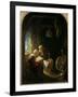 The Bible Lesson, or Anne and Tobias-Gerrit or Gerard Dou-Framed Giclee Print