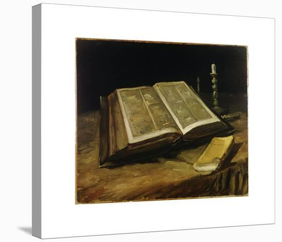 The Bible: Still Life-Vincent van Gogh-Stretched Canvas