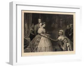 The Bible This Is the Secret of England's Greatness-Thomas Jones Barker-Framed Premium Giclee Print