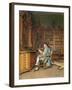 The Bibliophile-Johann Hamza-Framed Giclee Print