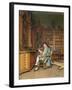 The Bibliophile-Johann Hamza-Framed Giclee Print